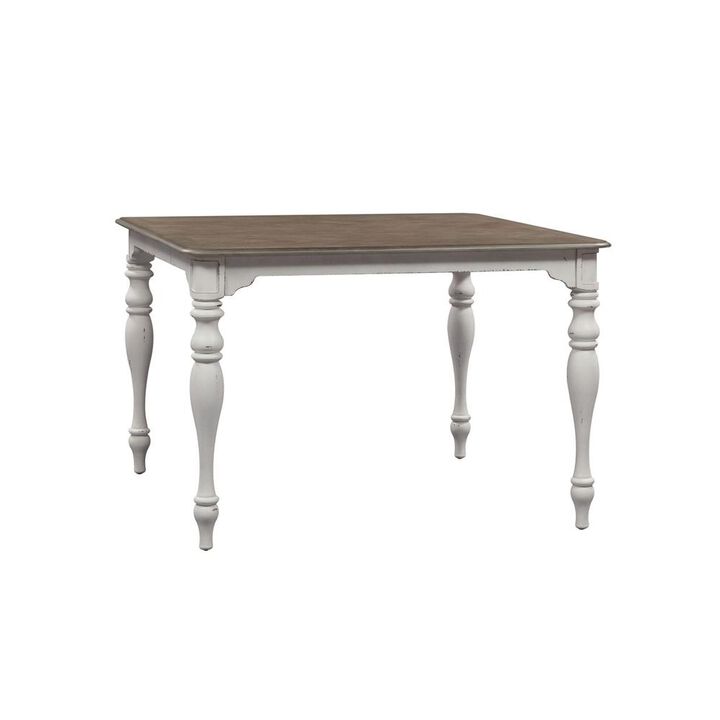 Liberty Furniture Magnolia Manor Gathering Table in Antique White