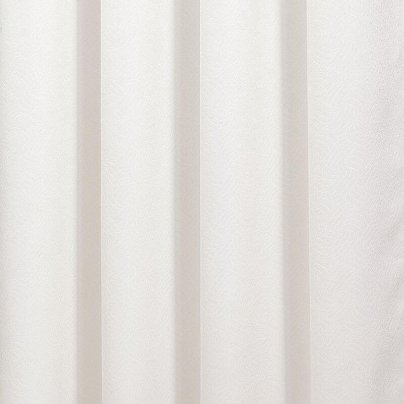 RT Designers Nellie Embossed Blackout Grommet Panel - 52x84", White