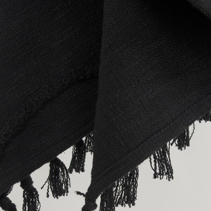 Black 50" x 60" Throw Blanket