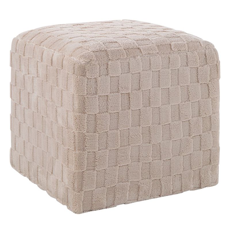 Renwil Jenkins Ottoman In Cream Color