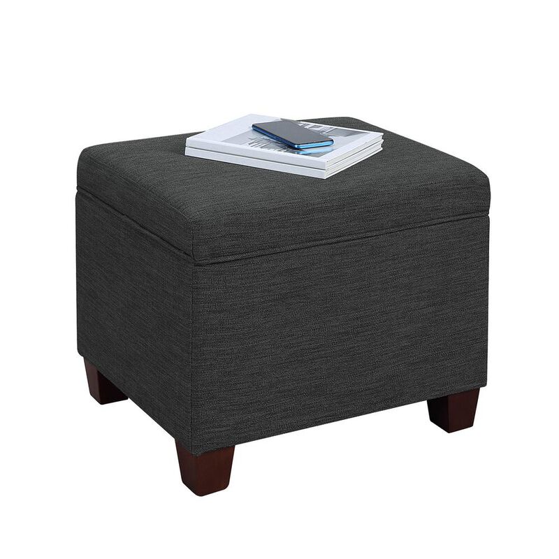 Convenience Concepts Madison Storage Ottoman, Gray