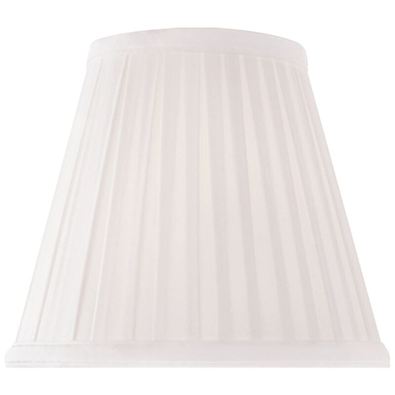 6" Silk Pleat Candle ClipShade
