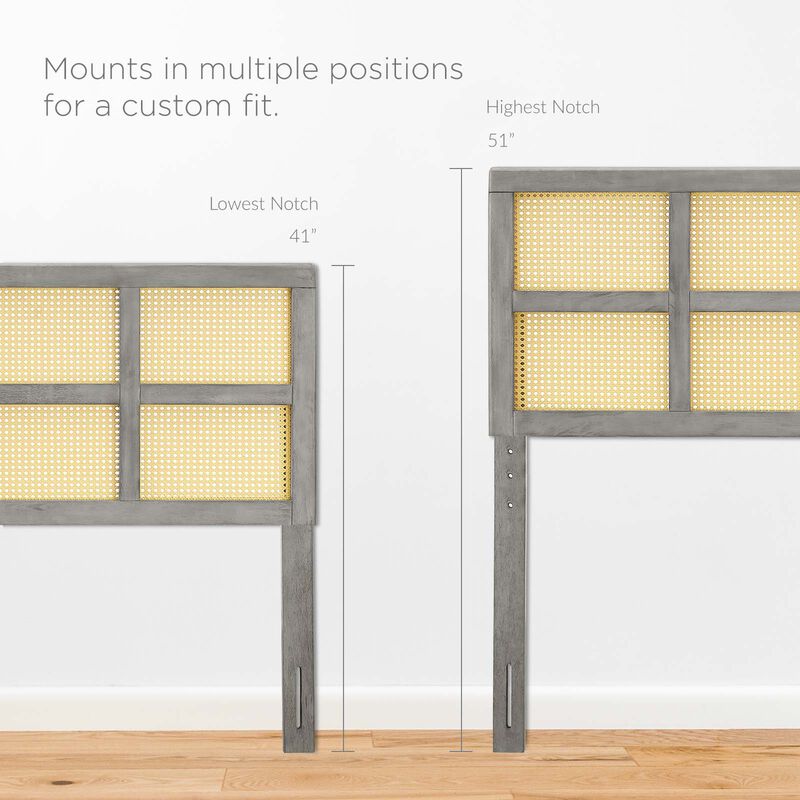 Modway - Luana Cane Queen Headboard image number 7