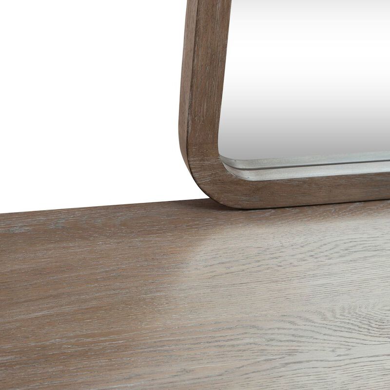 Liberty Furniture South Bend Bedroom Dresser & Mirror Set Contemporary - Burnished Clay image number 6