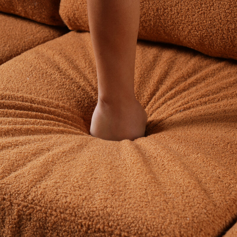 Merax Ultra Soft Teddy Fleece 3-Seater Sofa image number 6