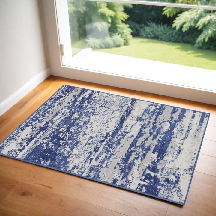HomeRoots Abstract Area Rug
