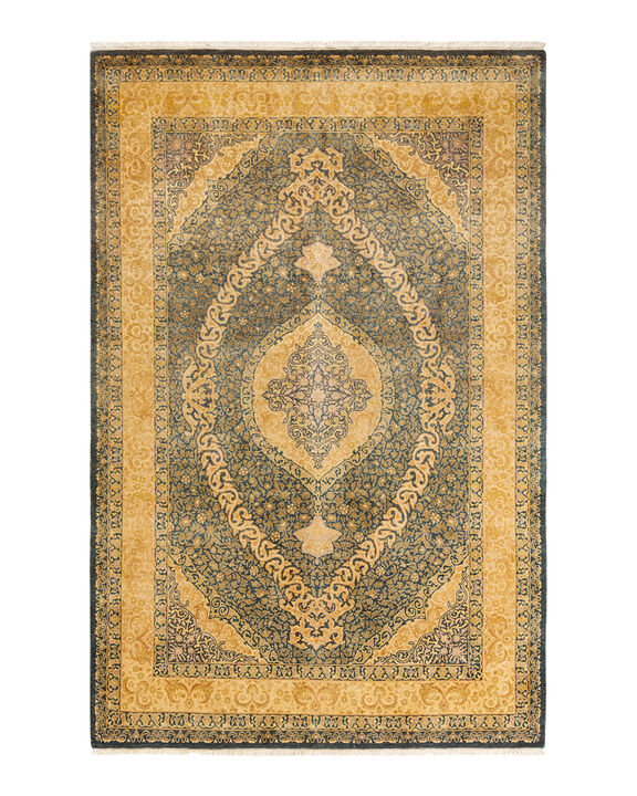 Mogul, One-of-a-Kind Hand-Knotted Area Rug  - Brown, 6' 1" x 9' 4"