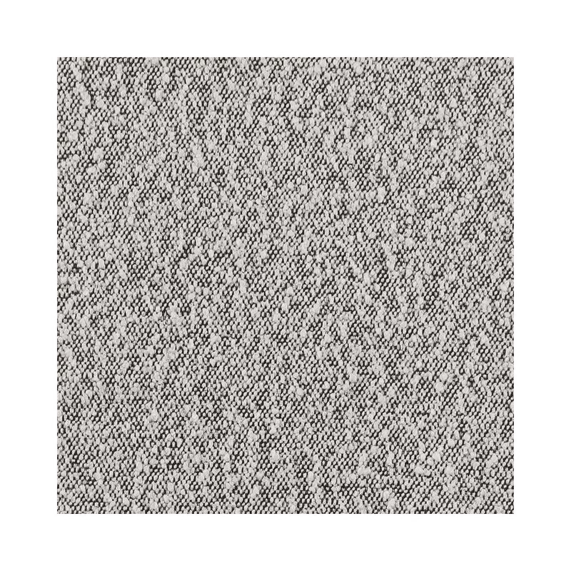 Best Quality Furniture Rich Gray Boucle Side Chairs With Silver Base (Set Of 2)