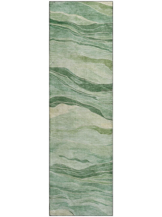 Pacifica PA6 Green 2'3" x 7'6" Rug