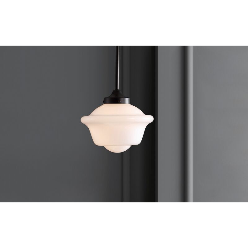 Kurtz Adjustable Drop Metal/Glass LED Pendant image number 1