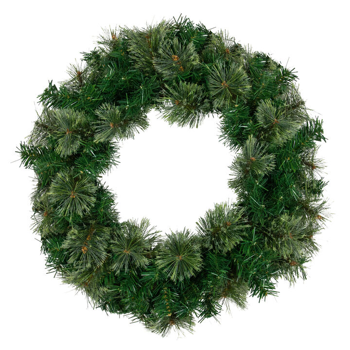Oregon Cashmere Pine Artificial Christmas Wreath  24-Inch  Unlit