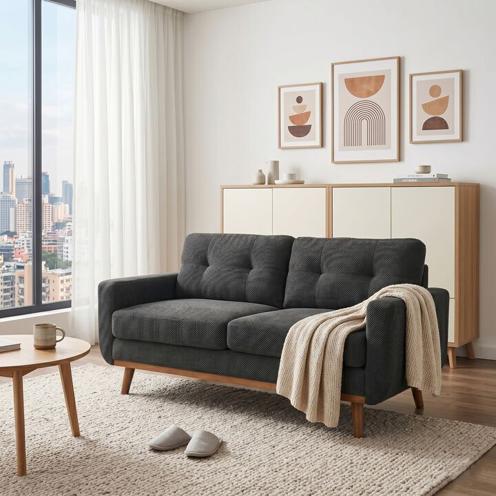 Harldi Modern Minimalist Two-Seater Sofa