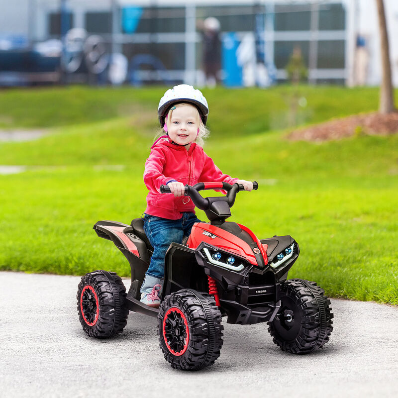 BreeBe Kids Battery Powered ATV Quad with Forward and Reverse image number 1