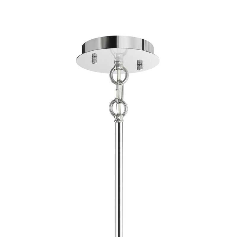 Radiant 12 Light Drum Shade Chandelier With Chrome Finish