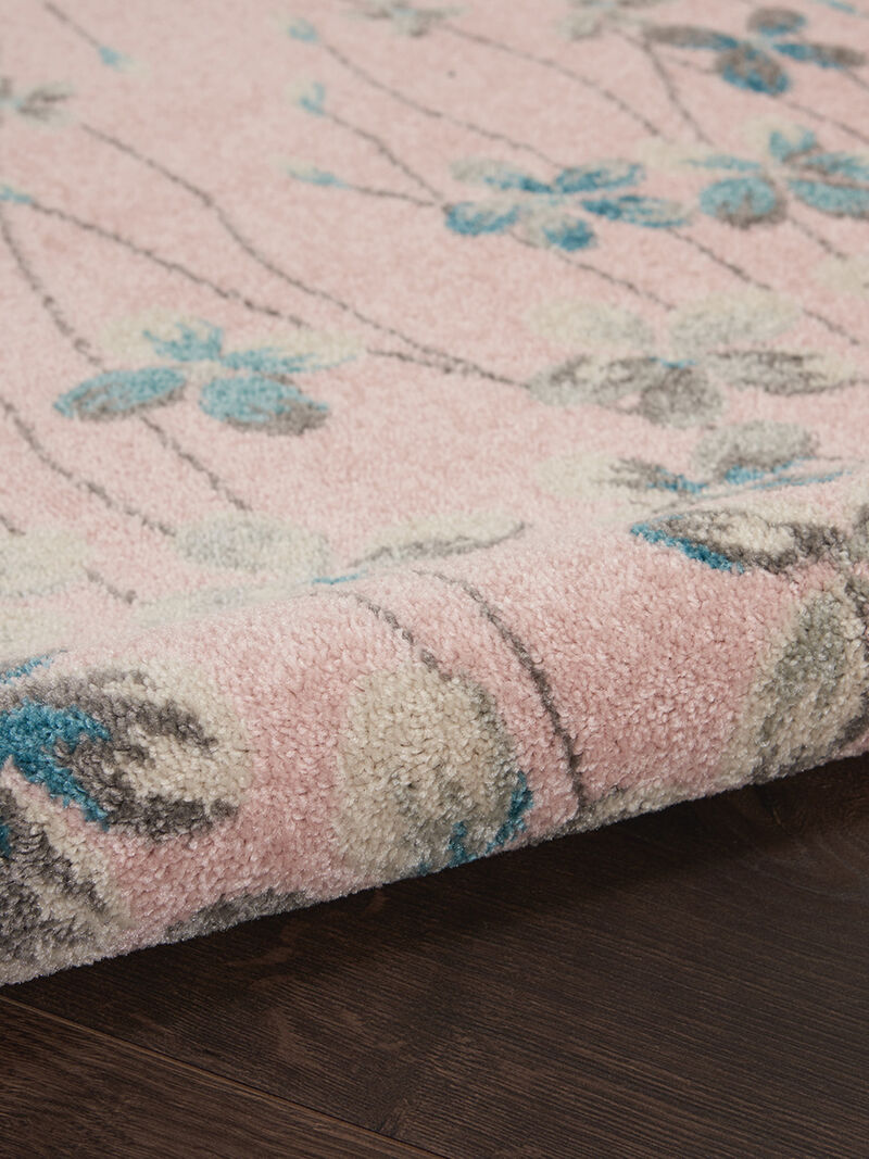 Tranquil TRA04 Pink 6' x 9' Rug