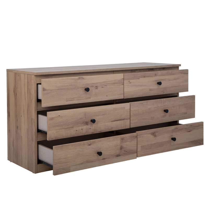 6-Drawer 47 in. Wide Chest of Drawers