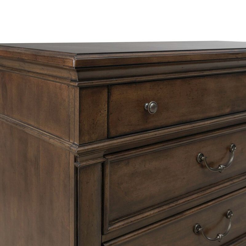 Liberty Furniture Arden Road 6 Drawer Chest for Bedroom  - Satin Cherry image number 7