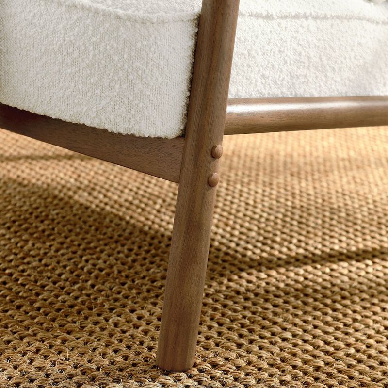Charlie Boucle Upholstered Armchair image number 9