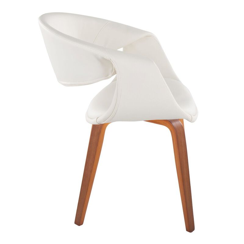 LumiSource Curvo Upholstered Chair - Set of 2