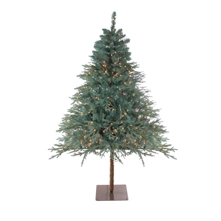 7.5' Pre-Lit Medium Fairbanks Alpine Artificial Christmas Tree - Clear Lights