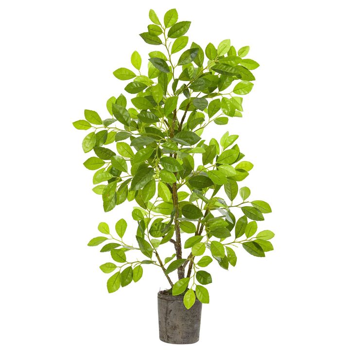 Nearly Natural 3-ft Ficus Artificial Tree in Planter