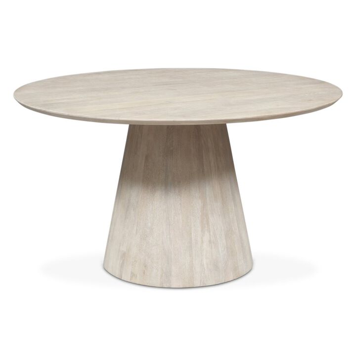 World Interiors Calabasas 54" Dining Table in White
