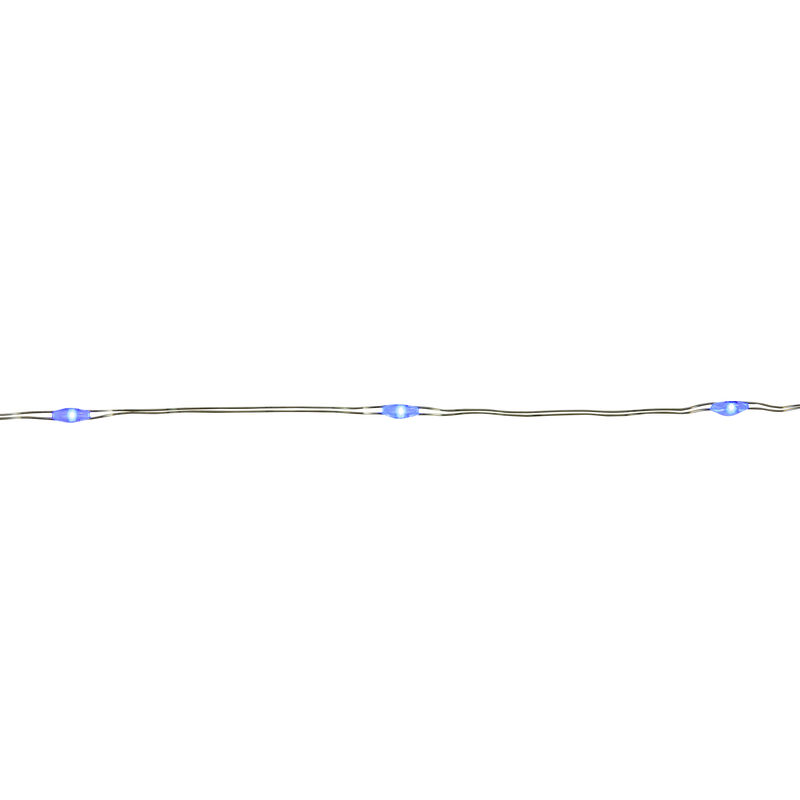 50-Count Blue LED Micro Fairy Christmas Lights - 16ft Copper Wire image number 4