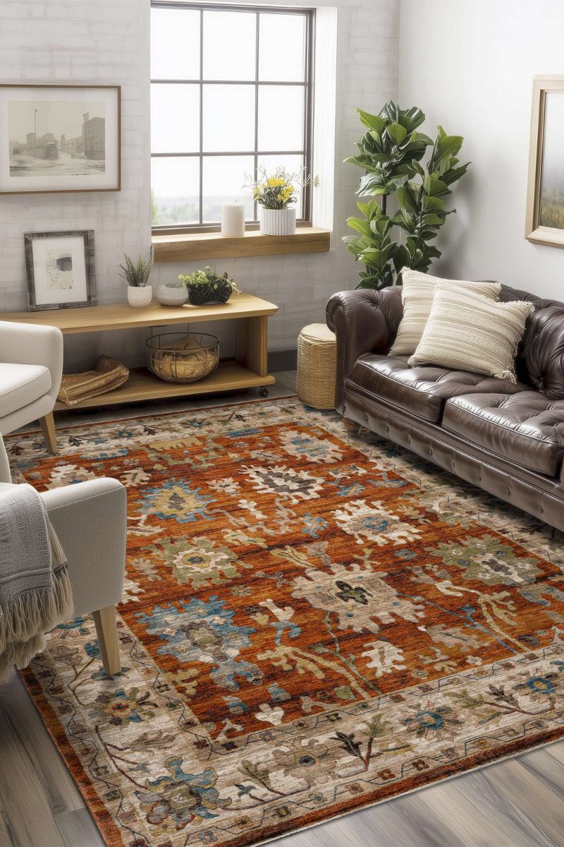 Liora Othello Cinnabar 9' x 12' Rug image number 2