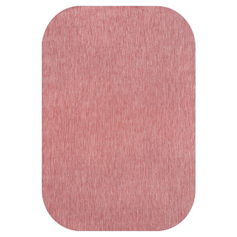 Miles Modern Minimalist Radius Corner Solid Area Rug