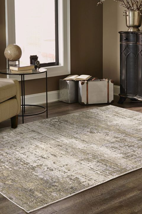 Nebulous 1H Beige/Grey 3'3" x 5' Rug