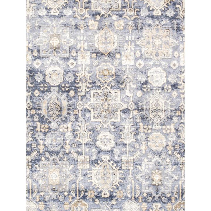 Pasargad Home Turkish Majestic Blue Area Rug- 2' 0'' X  3' 0''