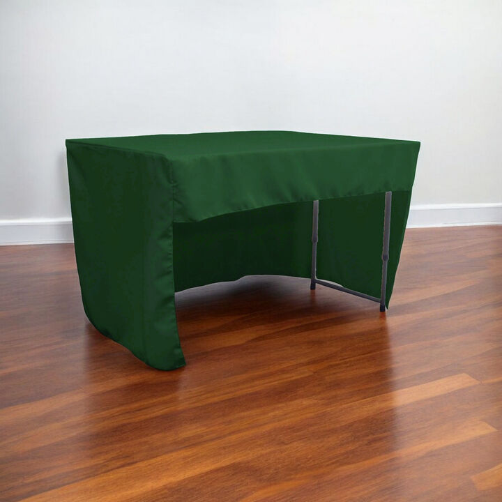 Polyester Poplin Open Back Tablecloth 48x30x30 Inch for Display Tables