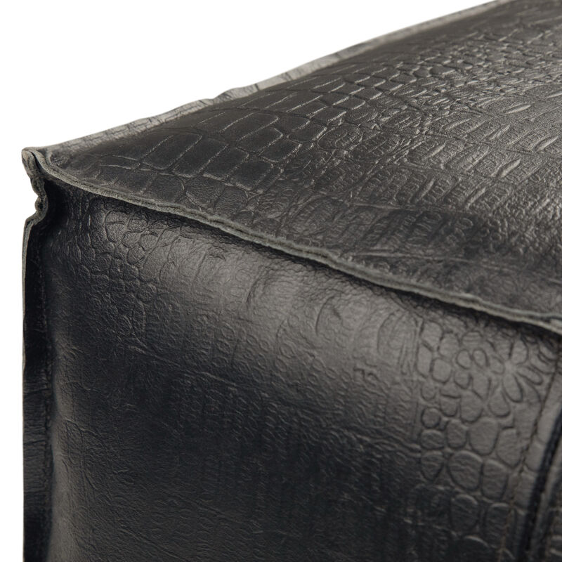Simpli Home Bowen Square Pouf image number 4