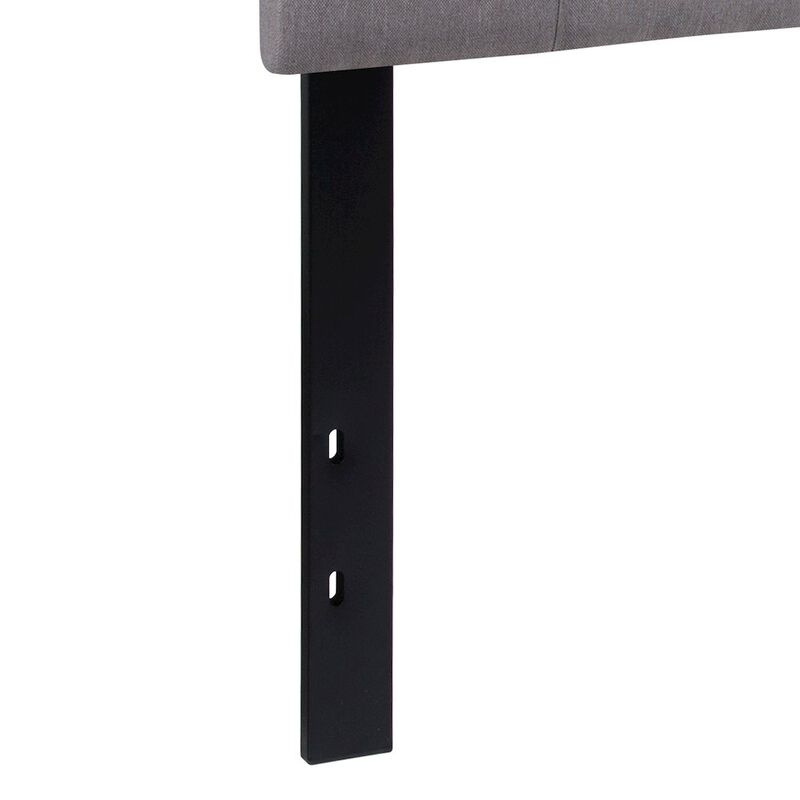 Flash Furniture Tufted Upholstered Queen Size Headboard in Light Gray Fabric image number 9