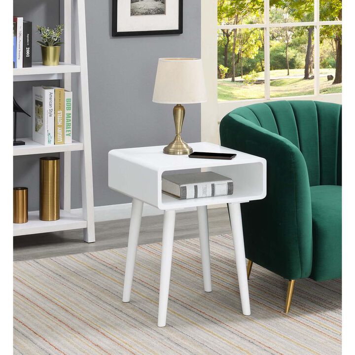 Convenience Concepts Napa End Table, White