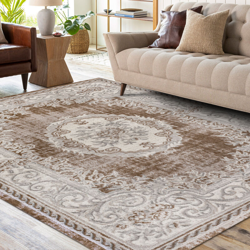 Rosalia Cottage Medallion Area Rug