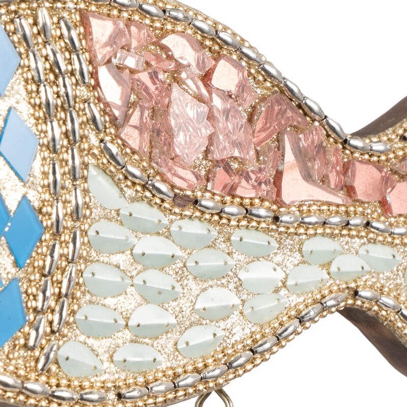 26" Mosaic Fish With Bells image number 3