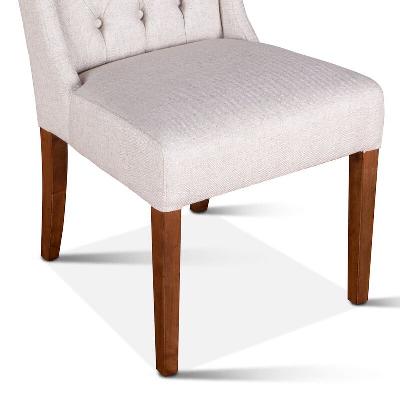 World Interiors Chloe Din Chair - Off-White image number 7
