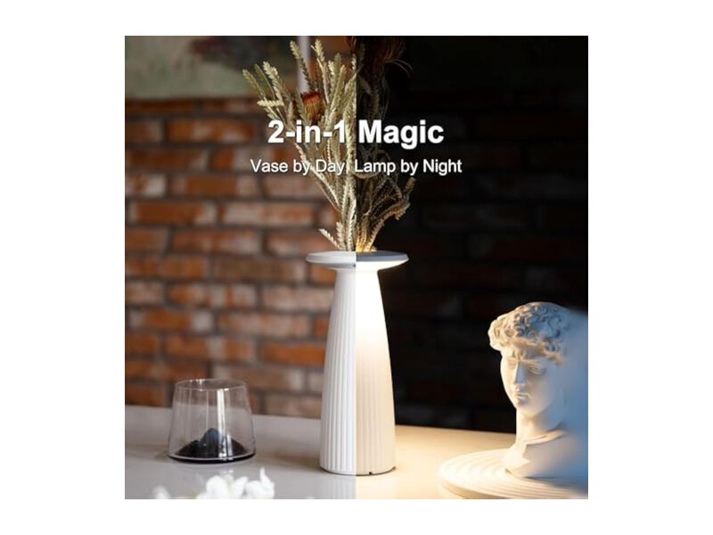 Cordless Rechargeable LED Table Lamp Dimmable Outdoor Adjustable Living Room image number 1