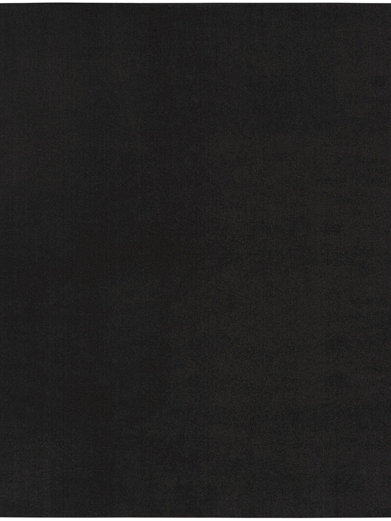 Nourison Essentials NRE01 Black 7' x 10' Rug image number 0