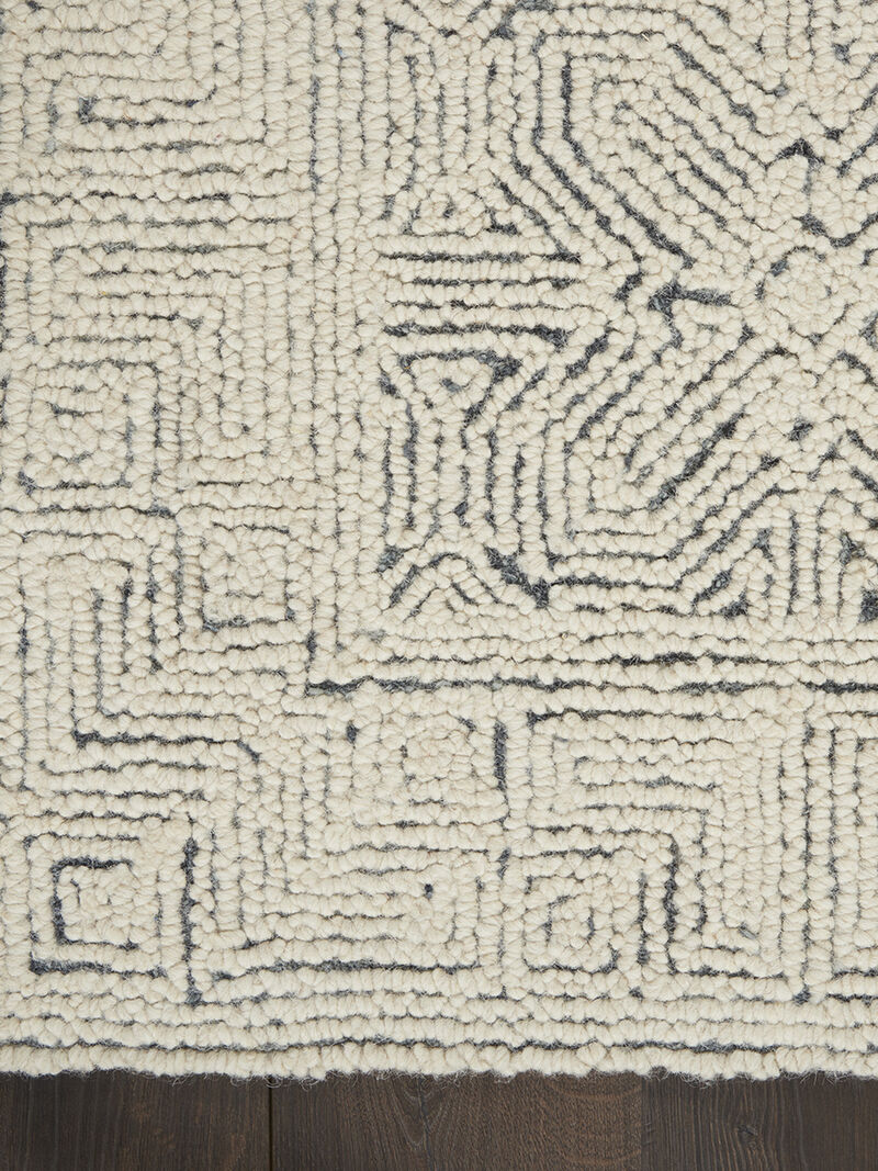 Colorado CLR05 Ivory/Navy 7'9" x 9'9" Rug