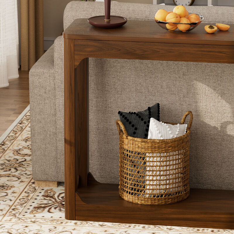 Nulvud wood console table image number 8