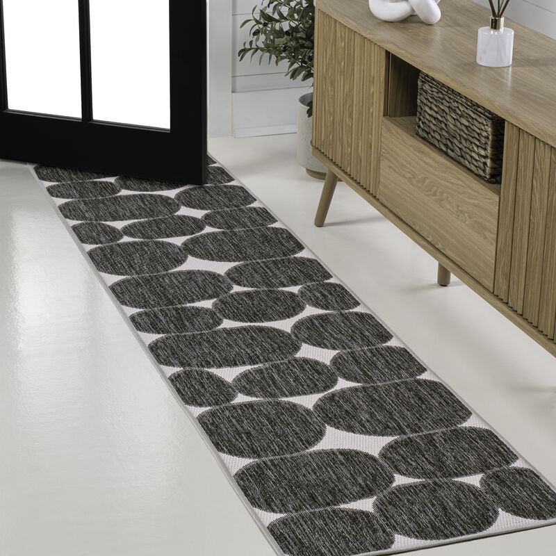 Rayna Modern Geometric Organic Shapes Indoor/Outdoor Area Rug