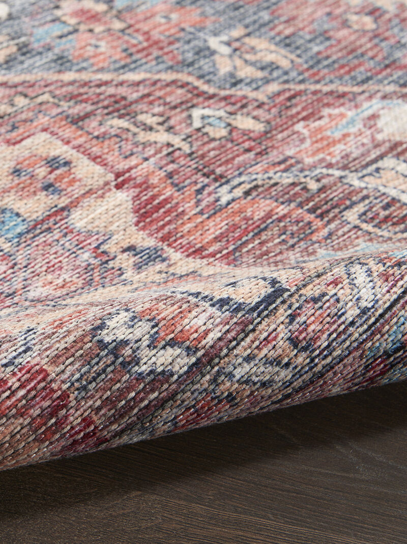 Machine Washable Series 1 SR101 Multicolor 4' x 6' Rug