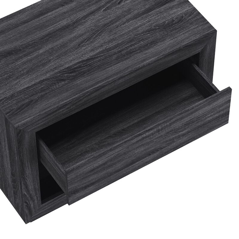 Soren 32" 1-Drawer Nightstand in Gray image number 2