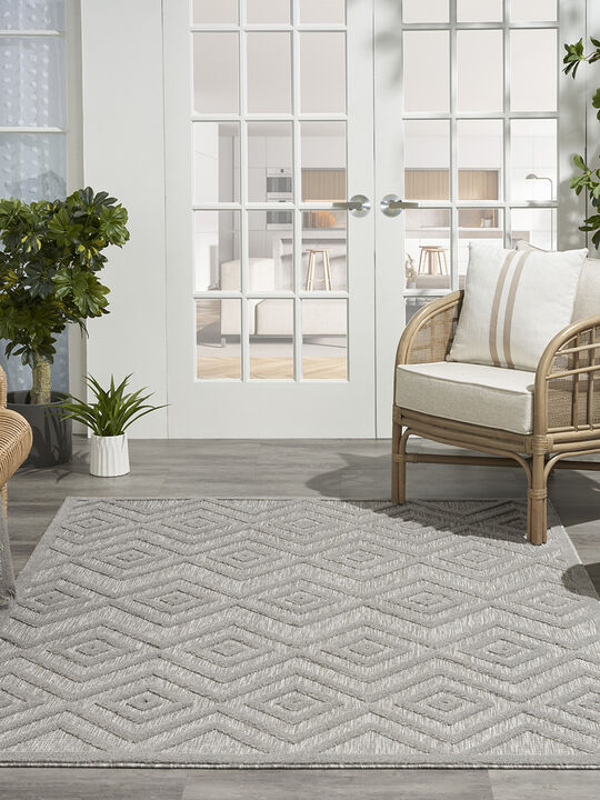 Versatile NRV01 Silver/Gray 4' x 6' Rug