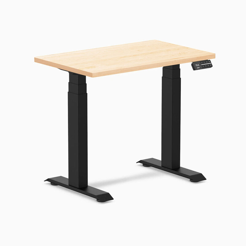 Desky Dual Mini Hardwood Sit Stand Desk image number 0