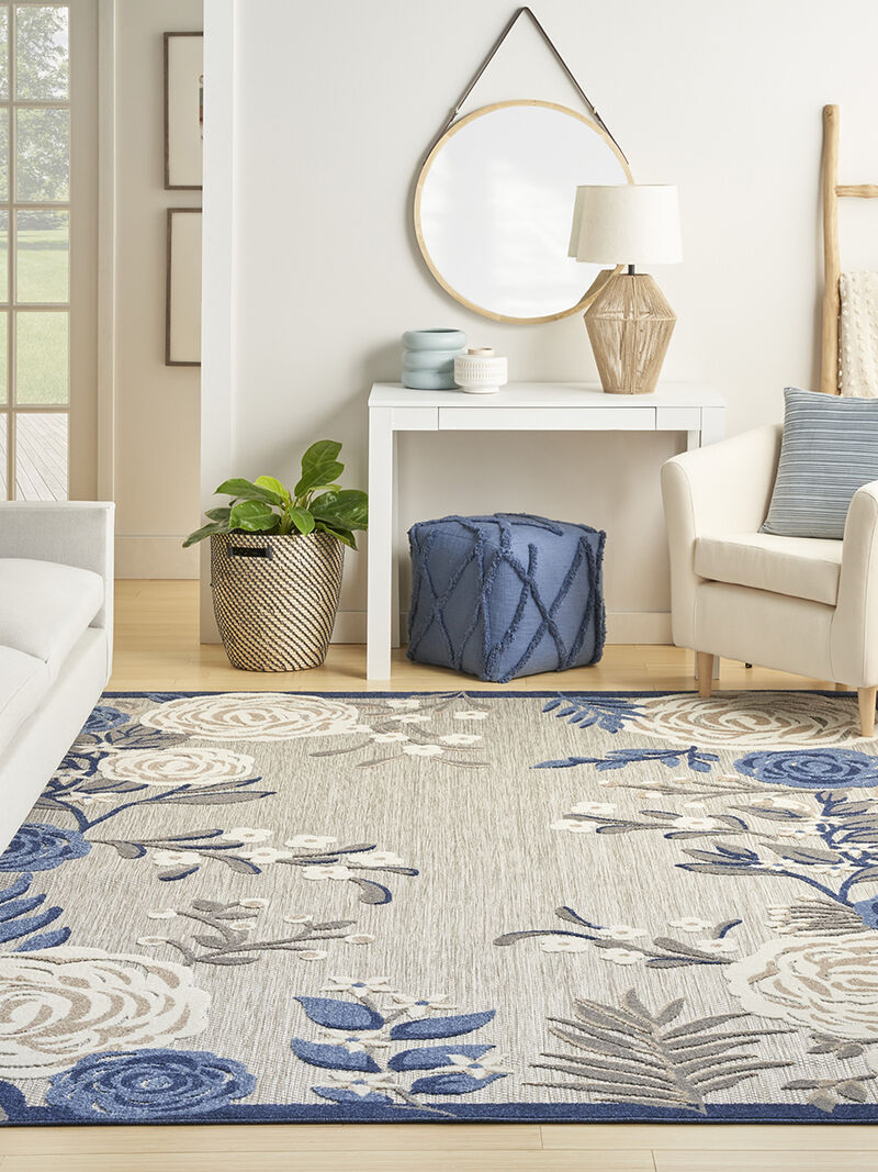 Aloha ALH32 Blue/Gray 9' x 12' Rug