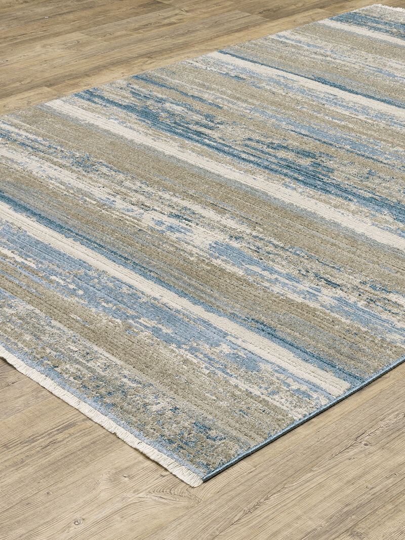 Bauer 5'3" x 7'6" Blue Rug image number 2
