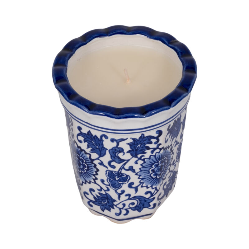 Fluted Chinoiserie Candle image number 3